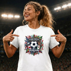 Soccer Championship 2026 Badge Printed  Unisex T-Shirt