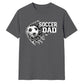 Football Through Net Bold Art Soccer Dad Unisex T-Shirt