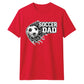 Football Through Net Bold Art Soccer Dad Unisex T-Shirt