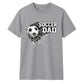 Football Through Net Bold Art Soccer Dad Unisex T-Shirt