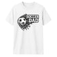 Football Through Net Bold Art Soccer Dad Unisex T-Shirt