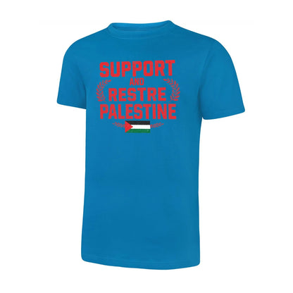 Solidarity and restore graphic tee Palestine Unisex T-Shirt