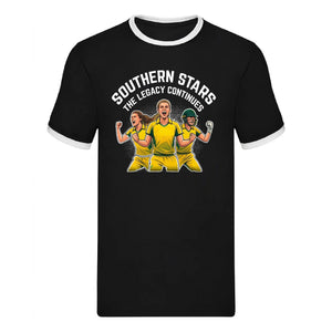 Southern Stars Legacy Cricket Tournament Ringer T‑shirt