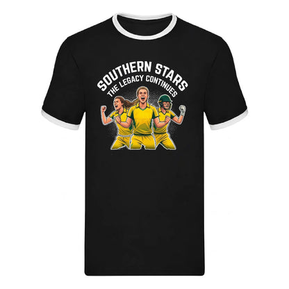 Southern Stars Legacy Cricket Tournament Ringer T‑shirt