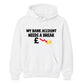 Sovereign bank account humour Funny Memes Unisex Hoodie