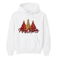 Sparkling festive glitter trees Christmas Unisex Hoodie