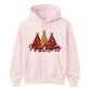 Sparkling festive glitter trees Christmas Unisex Hoodie