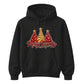 Sparkling festive glitter trees Christmas Unisex Hoodie
