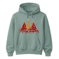 Sparkling festive glitter trees Christmas Unisex Hoodie