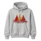 Sparkling festive glitter trees Christmas Unisex Hoodie