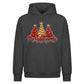 Sparkling glitter trees script Christmas Oversized Hoodie
