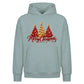 Sparkling glitter trees script Christmas Oversized Hoodie