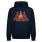 Sparkling glitter trees script Christmas Oversized Hoodie