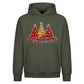 Sparkling glitter trees script Christmas Oversized Hoodie