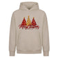 Sparkling glitter trees script Christmas Oversized Hoodie