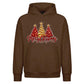 Sparkling glitter trees script Christmas Oversized Hoodie