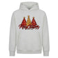 Sparkling glitter trees script Christmas Oversized Hoodie