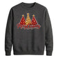 Sparkling red gold tree graphic Christmas Unisex Sweatshirt