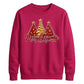 Sparkling red gold tree graphic Christmas Unisex Sweatshirt