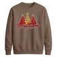 Sparkling red gold tree graphic Christmas Unisex Sweatshirt