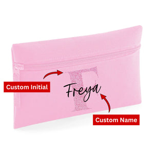 Kids Cute Pencil Case with Custom Initial & Name