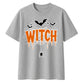 Spiderweb dripping text gothic Halloween Oversized t-shirt