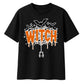Spiderweb dripping text gothic Halloween Oversized t-shirt