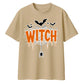 Spiderweb dripping text gothic Halloween Oversized t-shirt
