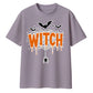 Spiderweb dripping text gothic Halloween Oversized t-shirt