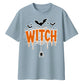 Spiderweb dripping text gothic Halloween Oversized t-shirt