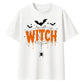 Spiderweb dripping text gothic Halloween Oversized t-shirt