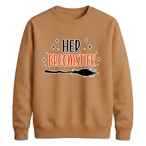 Spooky broomstick graphic quote Halloween Unisex Sweatshirt