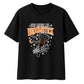 Spooky broomstick skeleton hand Halloween Oversized T-Shirt