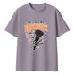 Spooky broomstick skeleton hand Halloween Oversized T-Shirt