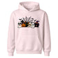 Spooky character group and spider web Halloween Kids Hoodie
