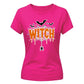 Spooky dripping text spider web Halloween Ladies t-shirt
