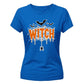Spooky dripping text spider web Halloween Ladies t-shirt