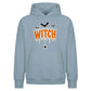 Spooky dripping web witch graphic Halloween Oversized Hoodie