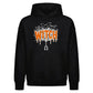Spooky dripping web witch graphic Halloween Oversized Hoodie