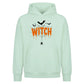 Spooky dripping web witch graphic Halloween Oversized Hoodie