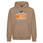 Spooky dripping web witch graphic Halloween Oversized Hoodie