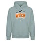 Spooky dripping web witch graphic Halloween Oversized Hoodie