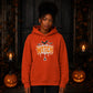 Spooky dripping web witch graphic Halloween Oversized Hoodie