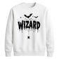 Spooky dripping web wizard top Halloween Unisex Sweatshirt