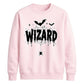 Spooky dripping web wizard top Halloween Unisex Sweatshirt