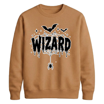 Spooky dripping web wizard top Halloween Unisex Sweatshirt