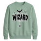 Spooky dripping web wizard top Halloween Unisex Sweatshirt