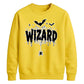 Spooky dripping web wizard top Halloween Unisex Sweatshirt