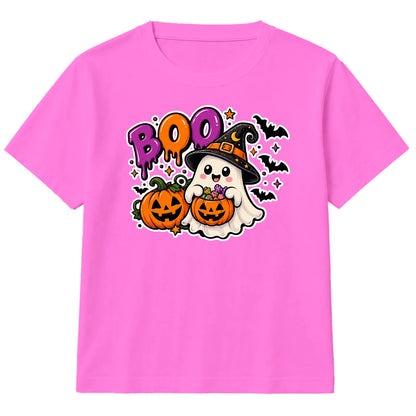 Spooky ghost candy print graphic Halloween Kids T-Shirt