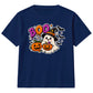 Spooky ghost candy print graphic Halloween Kids T-Shirt